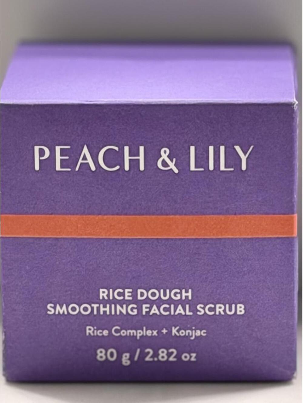 Peach & Lily Rice Dough Smoothing Facial Scrub 💜